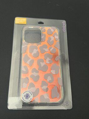 Claire’s iPhone 13 Pro Max Case Iridescent Clear Leopard Print Y2K Aesthetic NWT